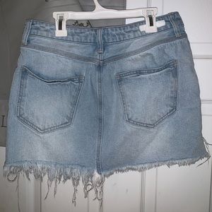 Lizard Thicket denim skirt